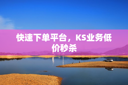 快速下单平台，KS业务低价秒杀