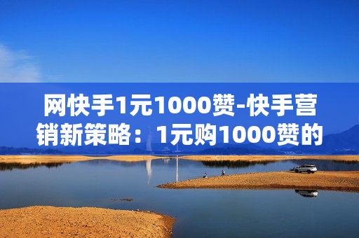 网快手1元1000赞-快手营销新策略：1元购1000赞的真相与优化策略