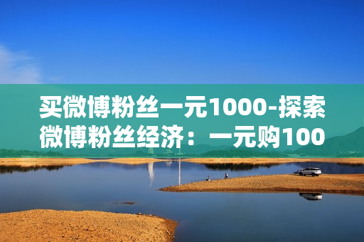 买微博粉丝一元1000-探索微博粉丝经济：一元购1000粉的背后策略与影响