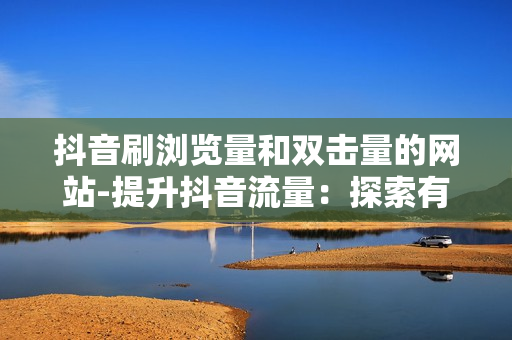 抖音刷浏览量和双击量的网站-提升抖音流量：探索有效刷浏览量与双击的秘密武器