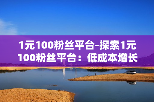 1元100粉丝平台-探索1元100粉丝平台：低成本增长策略与实战指南