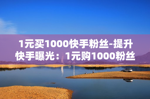 1元买1000快手粉丝-提升快手曝光：1元购1000粉丝策略揭秘与优化指南