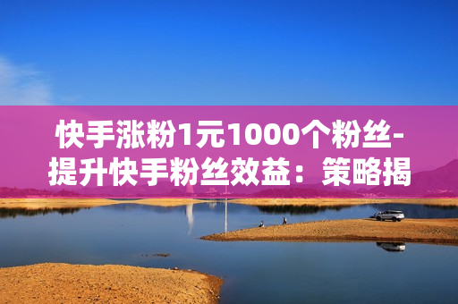 快手涨粉1元1000个粉丝-提升快手粉丝效益：策略揭秘，1元购1000粉丝背后的运营玄机