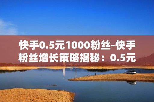 快手0.5元1000粉丝-快手粉丝增长策略揭秘：0.5元购1000粉丝背后的营销逻辑