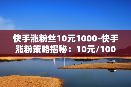 快手涨粉丝10元1000-快手涨粉策略揭秘：10元/1000粉丝背后的营销法则