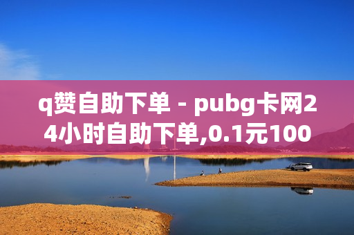 q赞自助下单 - pubg卡网24小时自助下单,0.1元100个赞自助下单 - 抖音点赞自助网站