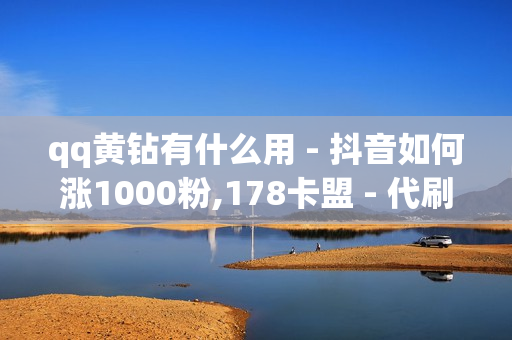 qq黄钻有什么用 - 抖音如何涨1000粉,178卡盟 - 代刷快手网站推广全网最便宜是真的吗