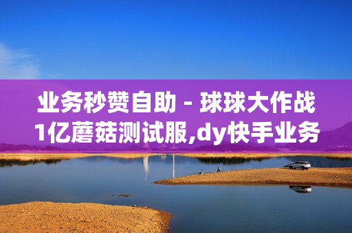 业务秒赞自助 - 球球大作战1亿蘑菇测试服,dy快手业务 - 权益自助下单平台网站