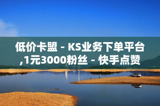 低价卡盟 - KS业务下单平台,1元3000粉丝 - 快手点赞1元100个赞