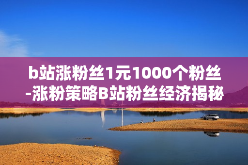 b站涨粉丝1元1000个粉丝-涨粉策略B站粉丝经济揭秘：1元=1000铁粉？打造爆款账号的秘诀