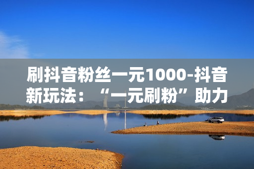 刷抖音粉丝一元1000-抖音新玩法：“一元刷粉”助力你的品牌快速成长