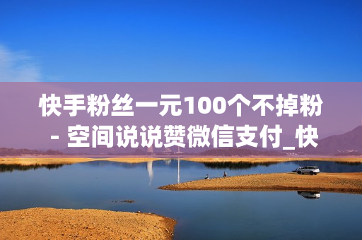 快手粉丝一元100个不掉粉 - 空间说说赞微信支付_快手赞平台 网站免费