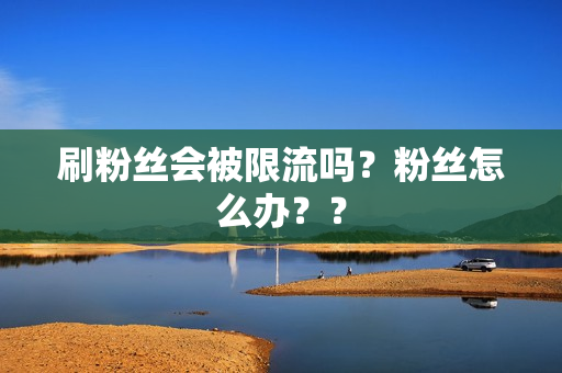 刷粉丝会被限流吗？粉丝怎么办？？