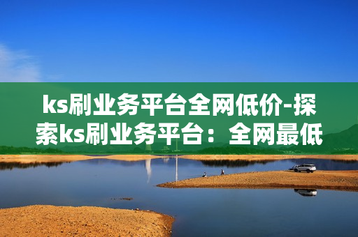 ks刷业务平台全网低价-探索ks刷业务平台：全网最低价策略解析与优化指南