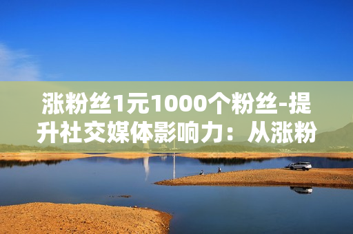 涨粉丝1元1000个粉丝-提升社交媒体影响力：从涨粉丝1元1000个粉丝到一个全新的社交营销策略