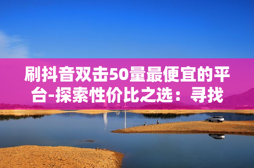 刷抖音双击50量最便宜的平台-探索性价比之选：寻找抖音双击50量最经济的推广策略