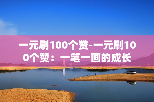 一元刷100个赞-一元刷100个赞：一笔一画的成长