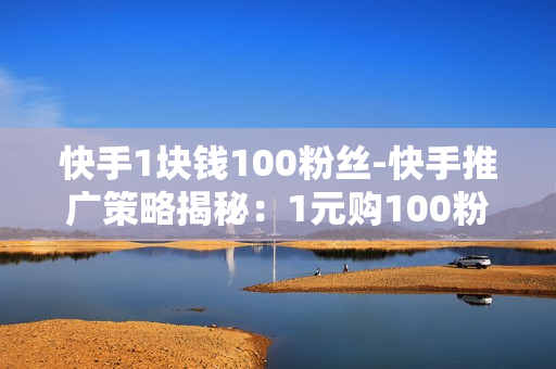 快手1块钱100粉丝-快手推广策略揭秘：1元购100粉丝的性价比分析与优化策略