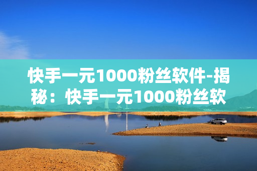 快手一元1000粉丝软件-揭秘：快手一元1000粉丝软件真相与优化策略