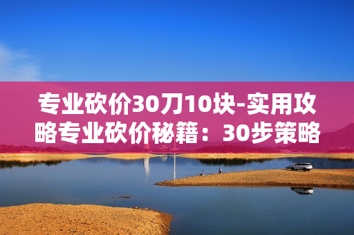 专业砍价30刀10块-实用攻略专业砍价秘籍：30步策略助你轻松拿下10元优惠