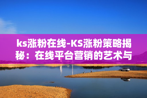 ks涨粉在线-KS涨粉策略揭秘：在线平台营销的艺术与技巧\n\n一、引言