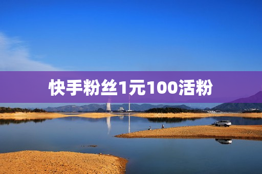 快手粉丝1元100活粉