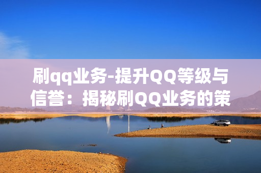 刷qq业务-提升QQ等级与信誉：揭秘刷QQ业务的策略与风险分析