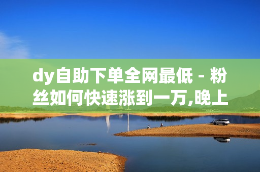 dy自助下单全网最低 - 粉丝如何快速涨到一万,晚上睡不着偷偷开心一下 - pubg卡网24小时自助下单