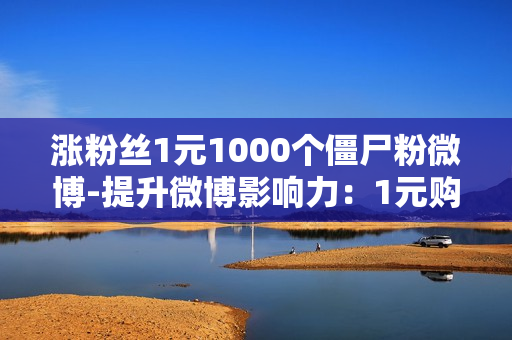 涨粉丝1元1000个僵尸粉微博-提升微博影响力：1元购1000僵尸粉的真实考量与策略优化