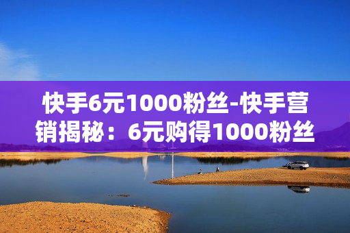 快手6元1000粉丝-快手营销揭秘：6元购得1000粉丝策略深度解析