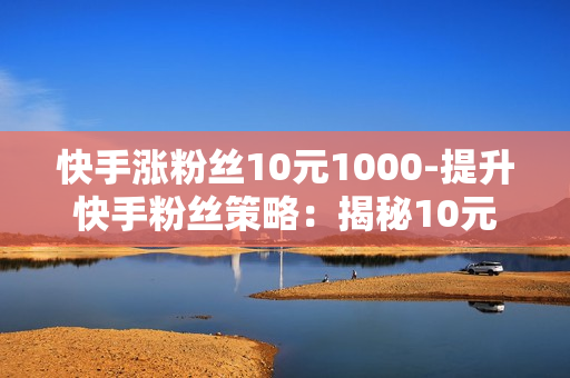 快手涨粉丝10元1000-提升快手粉丝策略：揭秘10元/1000粉丝背后的高效运营秘籍