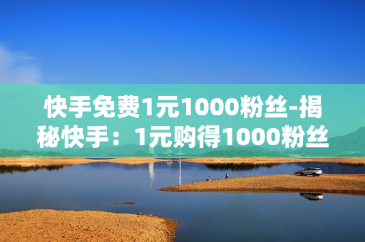 快手免费1元1000粉丝-揭秘快手：1元购得1000粉丝策略全解析