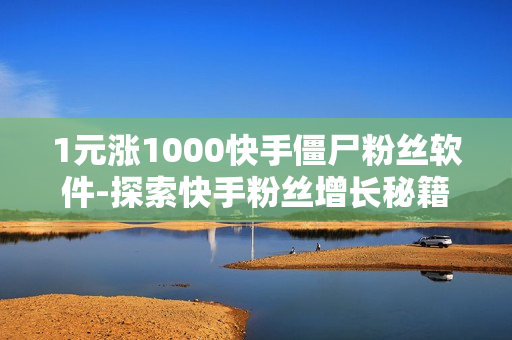 1元涨1000快手僵尸粉丝软件-探索快手粉丝增长秘籍：1元购得1000僵尸粉背后的真相与策略