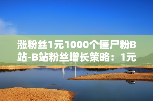 涨粉丝1元1000个僵尸粉B站-B站粉丝增长策略：1元购得1000僵尸粉的风险与价值分析