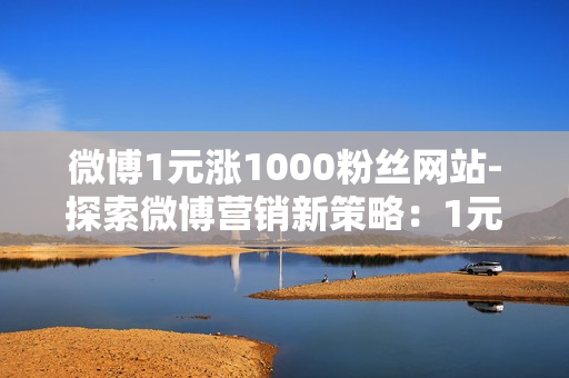 微博1元涨1000粉丝网站-探索微博营销新策略：1元投资涨1000粉丝的秘密揭秘