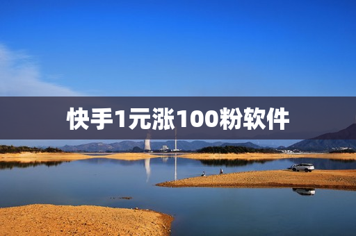 快手1元涨100粉软件