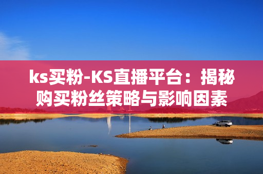 ks买粉-KS直播平台：揭秘购买粉丝策略与影响因素