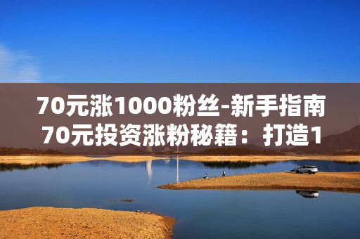 70元涨1000粉丝-新手指南70元投资涨粉秘籍：打造1000粉丝策略解析