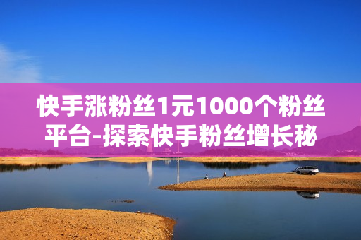 快手涨粉丝1元1000个粉丝平台-探索快手粉丝增长秘籍：1元购1000粉丝的平台实操指南