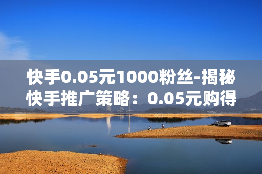 快手0.05元1000粉丝-揭秘快手推广策略：0.05元购得1000粉丝背后的营销秘籍