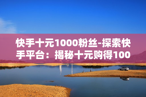 快手十元1000粉丝-探索快手平台：揭秘十元购得1000粉丝的秘密策略