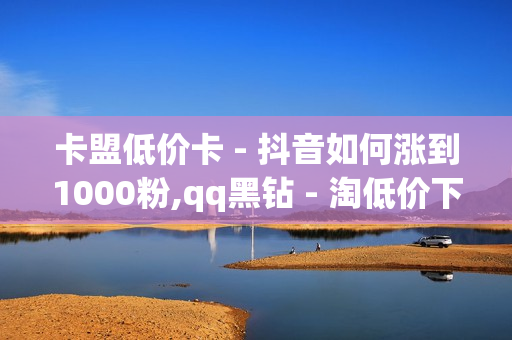 卡盟低价卡 - 抖音如何涨到1000粉,qq黑钻 - 淘低价下单软件