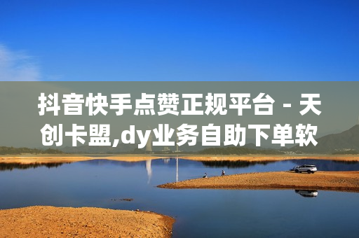 抖音快手点赞正规平台 - 天创卡盟,dy业务自助下单软件 - 低价自助下单平台