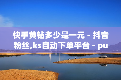 快手黄钻多少是一元 - 抖音粉丝,ks自动下单平台 - pubg低价卡网