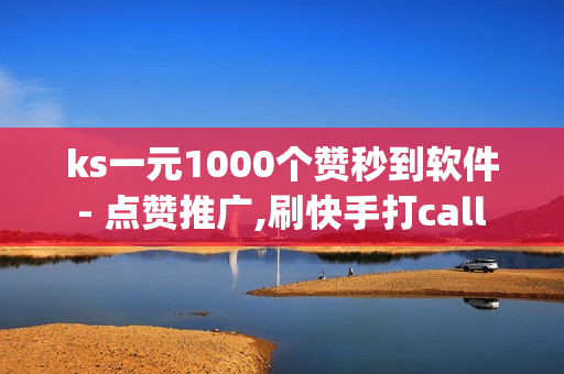 ks一元1000个赞秒到软件 - 点赞推广,刷快手打call - TikToK-Shop