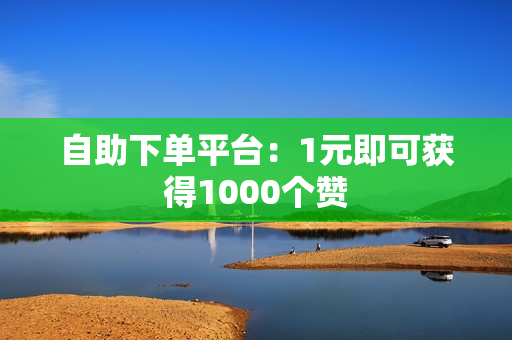 自助下单平台：1元即可获得1000个赞